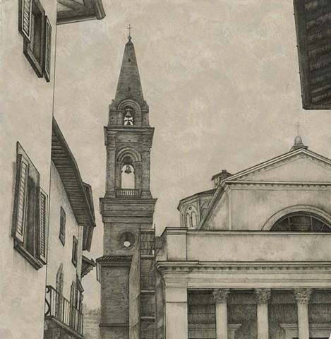 Parish Tower Paul Flippen drawing