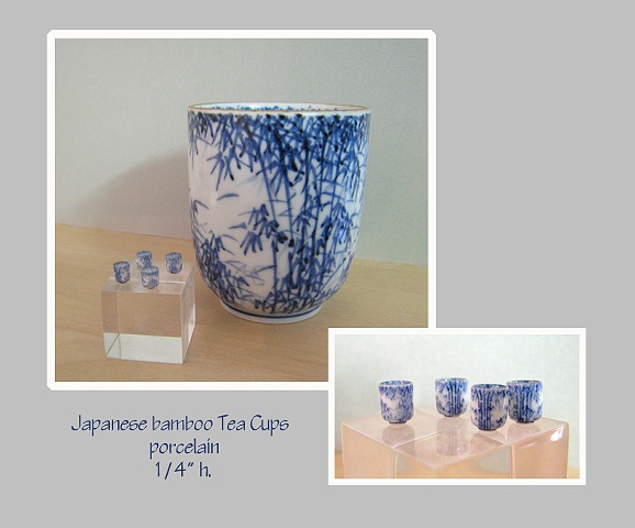 miniature porcelain tea cups
