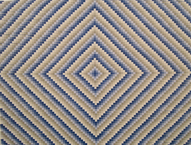 Untitled (Blue square mandala)