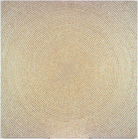 circular collage pattern