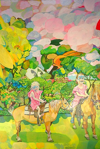 Olivia & Kiki in Callicoon Toon Town