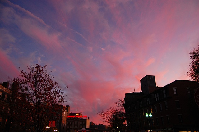 cambridge: sunset