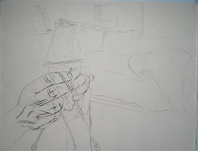 knitting hands