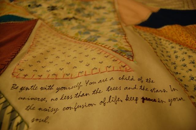 Triangle Quilt; Peace