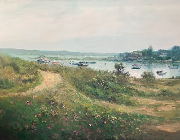 Watch Hill RI from Dunes, Napatree Point