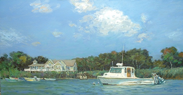 House and Boat Portrait