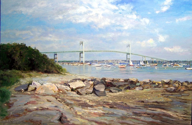 East Ferry, Jamestown, Rhode Island, Newport Bridge
