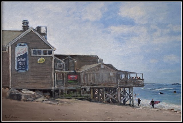 A June morning at Ocean Mist  /  Just a Beach Bar!  Matunuck, Rhode Island