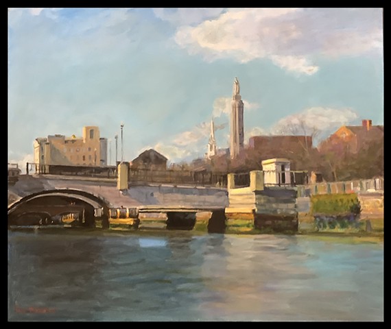 View of the East Side from the Providence River