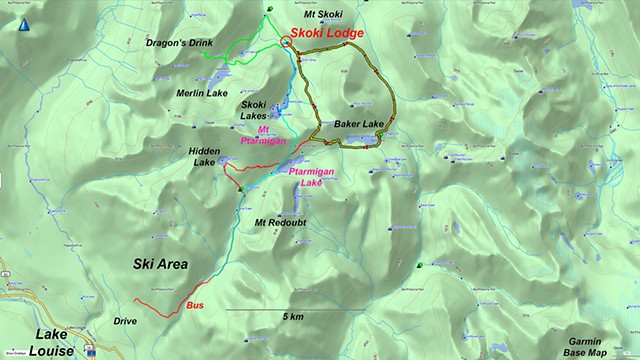 Map to Skoki Lodge