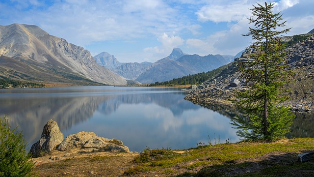 Ptarmigan Lake Resting Area on the Hike Out