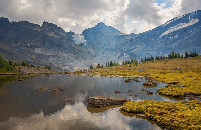 Mt Richardson Towers over Dragon's Drink Lake