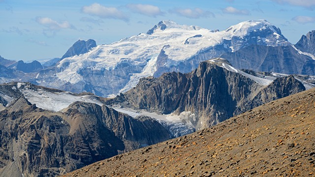 Mummery Glacier from West Peyto Peak