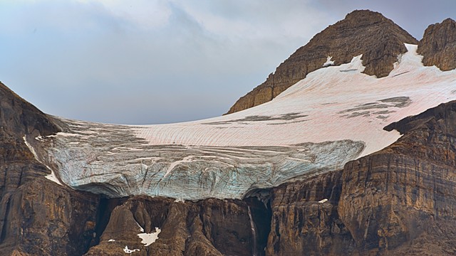 Mt Magog Glacier with Red Algae