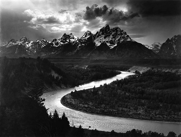 Ansel Adams' Famous Snake River Overlook Image