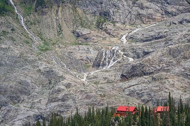 Chalet with Durrand Glacier Outflows