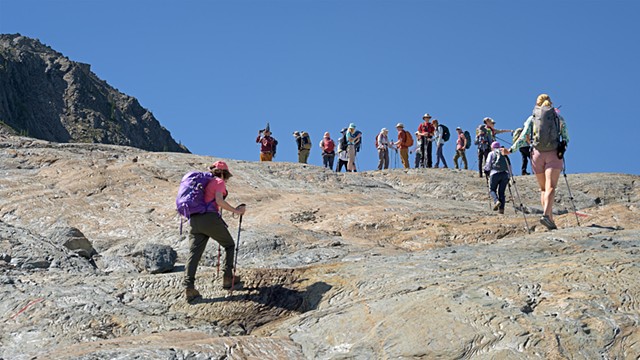 Bare Rock near Mouth of the Durrand Glacier