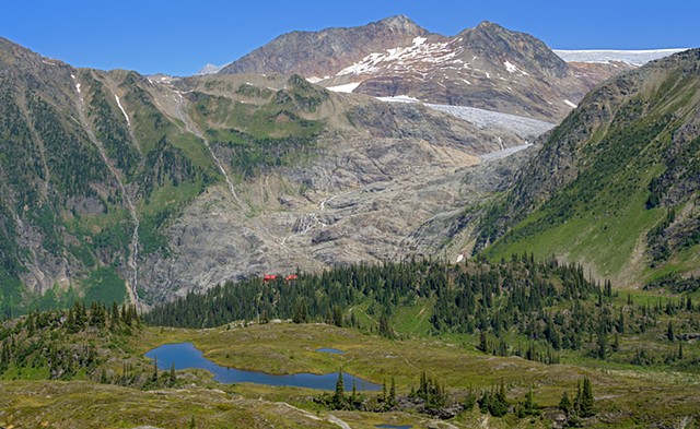 Durrand Glacier Chalet Nestled in the Valley