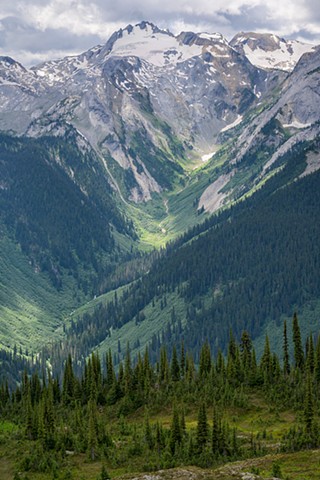 Long View of Valley up to Mount LaForme