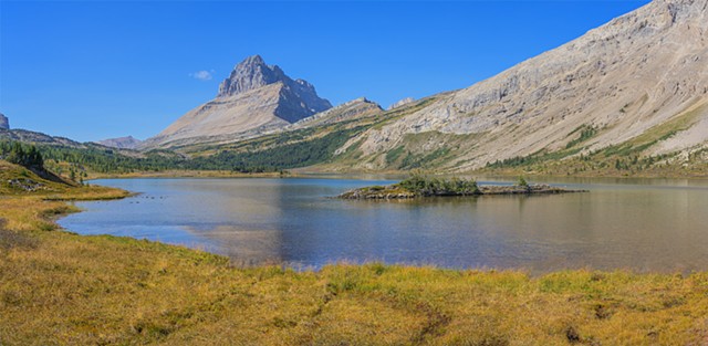 Baker Lake with Ptarmigan Mountain