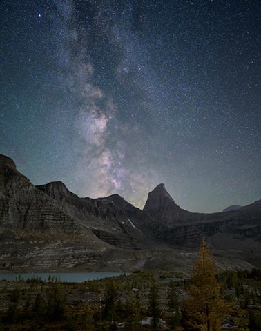 Milky Way over Sharkfin Peak