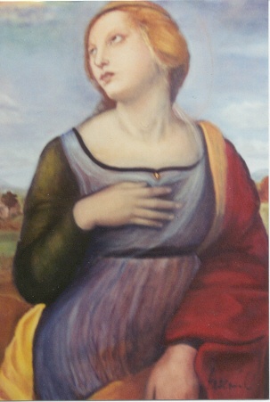 Rendition of St. Catherine by Raphael