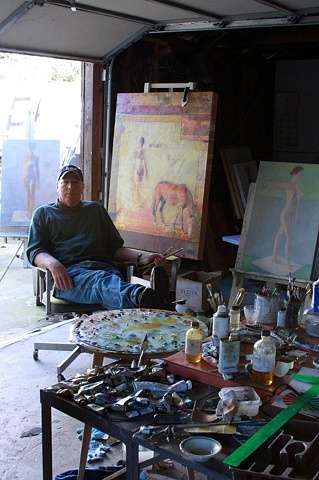 Dan in Painting Studio
