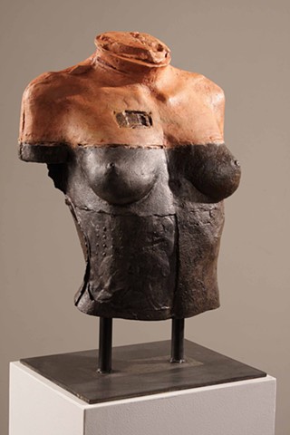 Cast Carbon Steel Figurative Sculpture by Dan Corbin