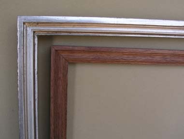 custom made in Maine picture frames in gilded finishes hand made handmade