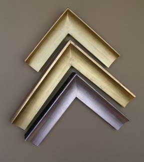 custom made in Maine picture frames in gilded finishes