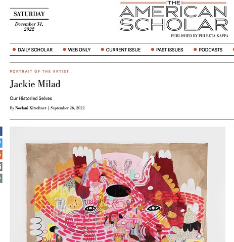 The American Scholar: PORTRAIT OF THE ARTIST Jackie Milad Our Historied Selves