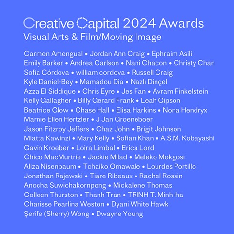 Creative Capital Award!