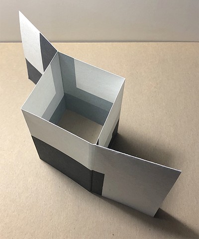 instant book made from single sheet of folded paper