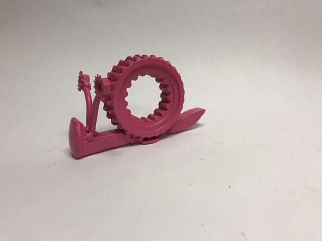 Pink Gear Snail