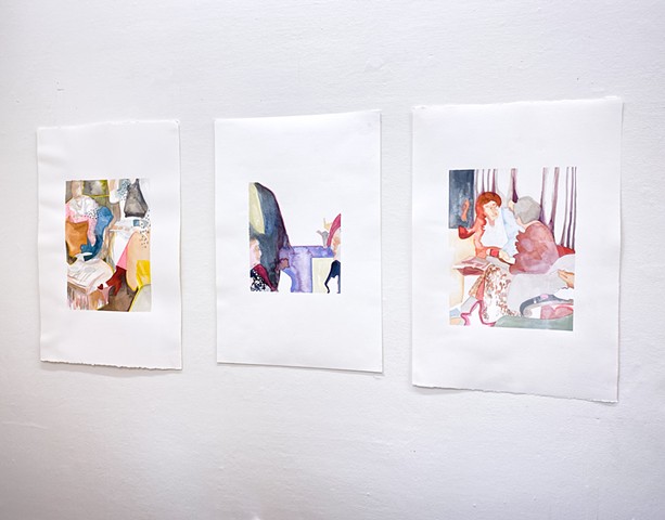 Two Women Series: installation view