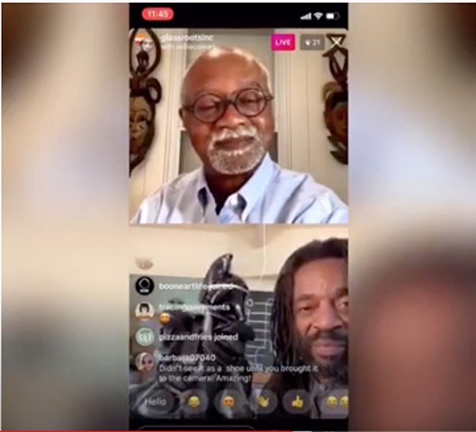 Artist Willie Cole Interviewed by 
Roger C. Tucker III for GlassRoots Virtual Studios