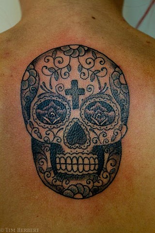 Day of the Dead Tattoo by Jay Carter, 8th Day Tattoo, Jacksonville, Florida USA