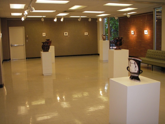 Exhibit at Pacific University with Michael Pfleghaar, installation view