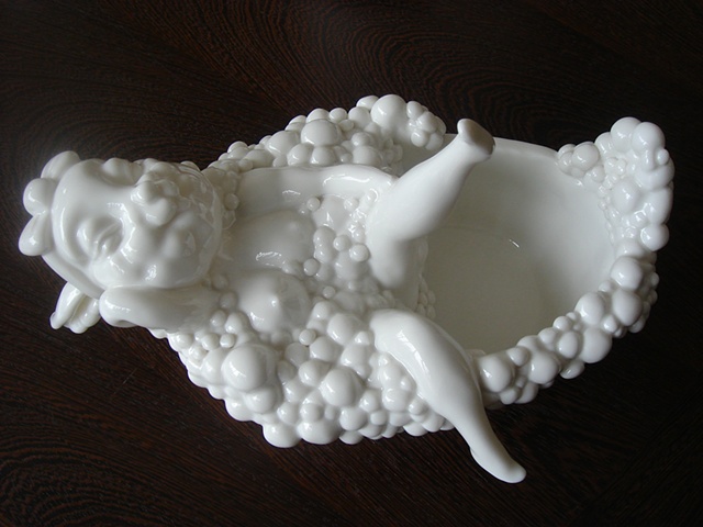 bathing rabbit