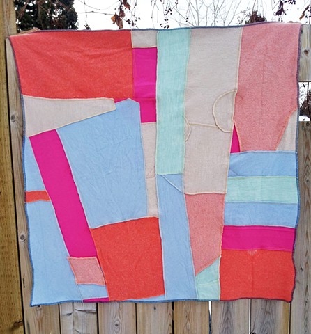 Recycled Patchwork Quilt