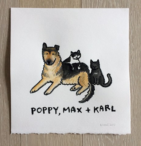 Poppy, Max, and Karl