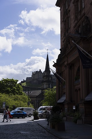 Edinburgh Castle and St. Cuthert's Church