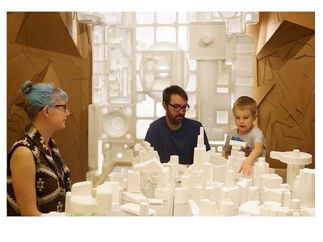  PMA Family Space : Jason Rogenes
 A way to interact in front of, around and within contemporary art. The gallery is energized by artists to transform the concepts of their art into places to play and learn. 

