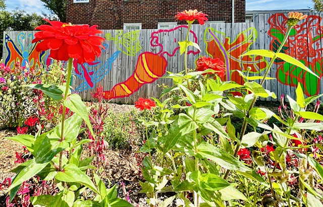 Big Blooms Mural