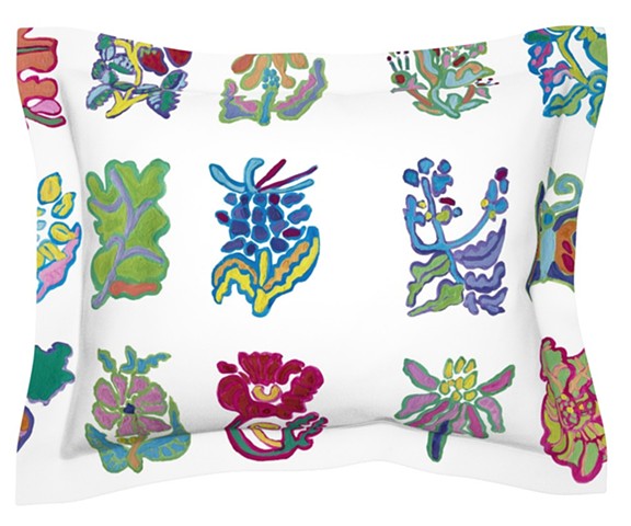 Big Blooms Pillow Sham
