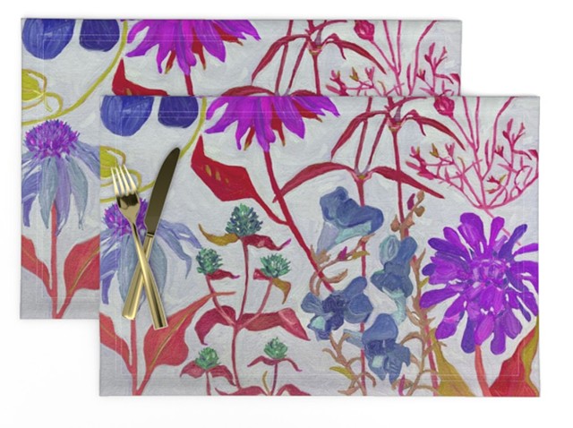 Violet Herbarium Placemats