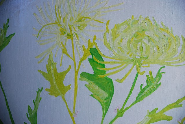 Chrysanthemum, detail