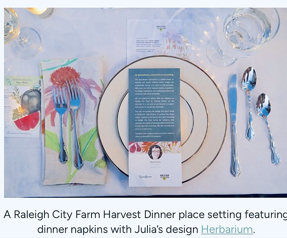 Spoonflower Blog with Raleigh City Farm
