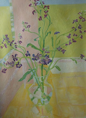 Spring I, Purple Flower