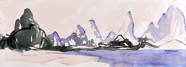 Landscape watercolor